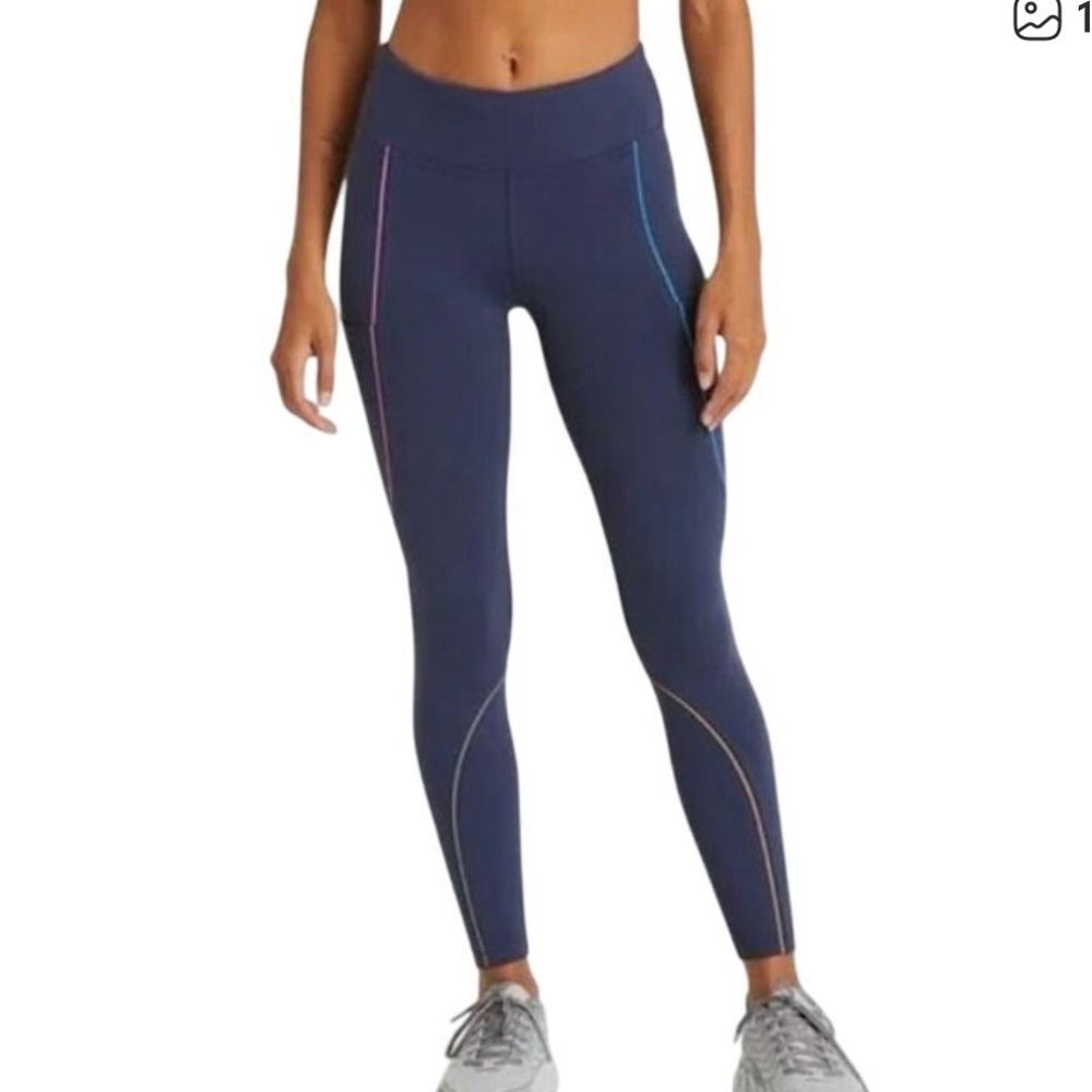 Outdoor Voices FrostKnit 7/8 Navy Leggings